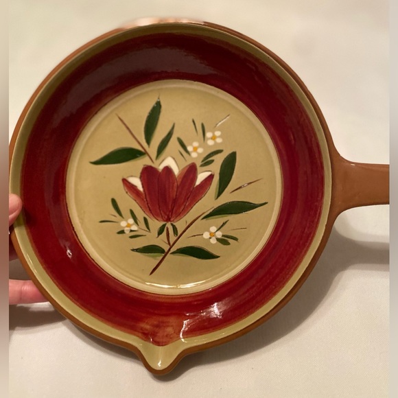 Stangl Pottery 'Magnolia' Open Skillet Mid Century Modern - Picture 4 of 8